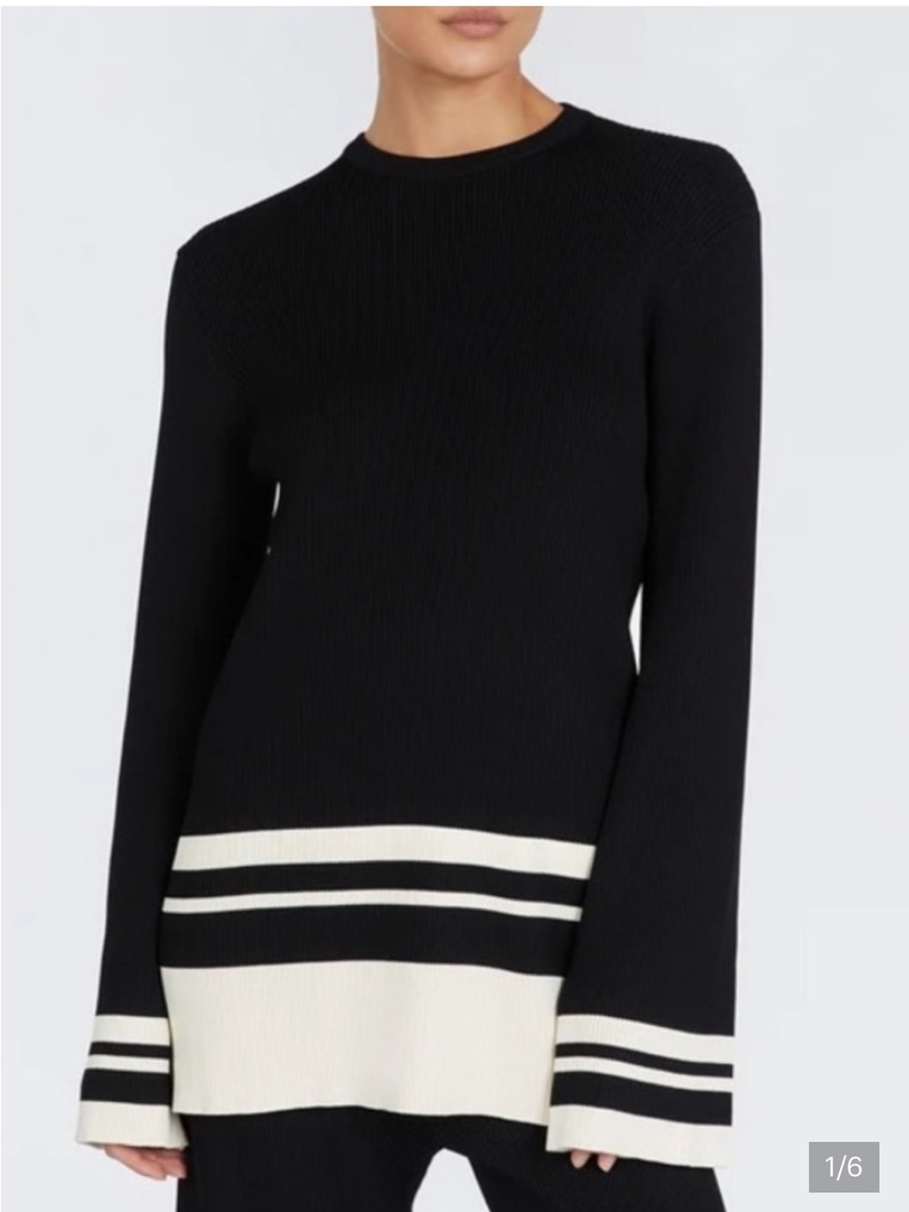 Dissh Jumper with Cream Stripe Like New